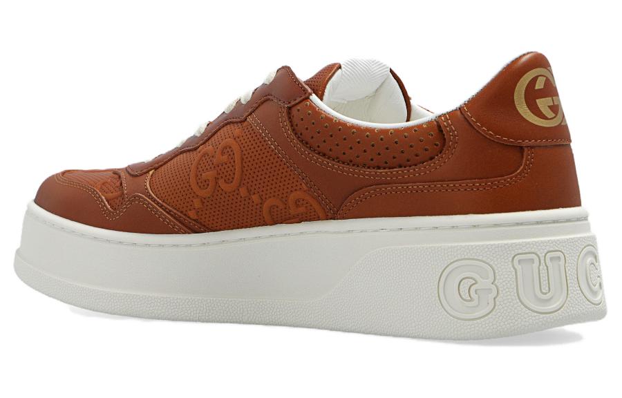(WMNS) Gucci Chunky B GG Sneakers 'Brown White' 670408-AABBV-2742