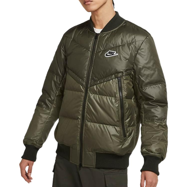 Nike padded logo jacket 'Olive green' DV4275-380