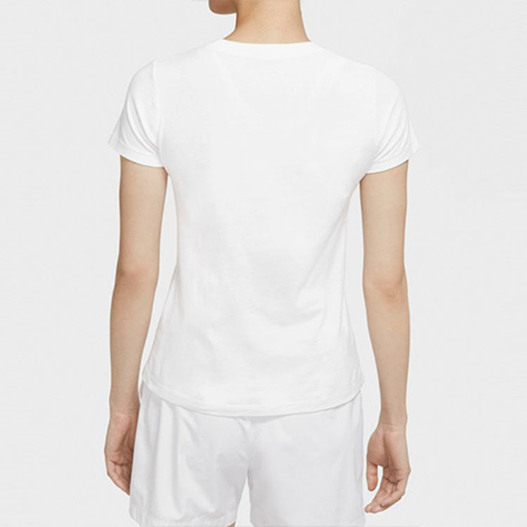 (WMNS) Nike Sportswear Round Neck Casual Short Sleeve White CV9165-100