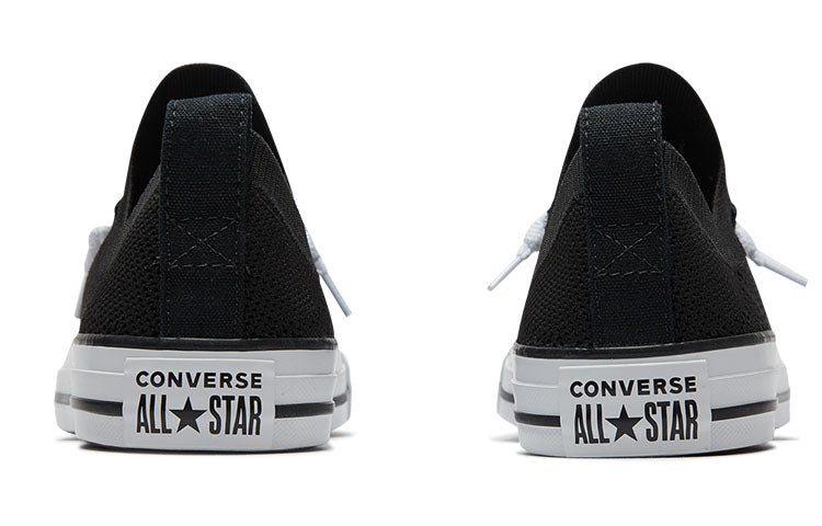 (WMNS) Converse Chuck Taylor All Star Shoreline Knit Slip Low Top Black White 565489C