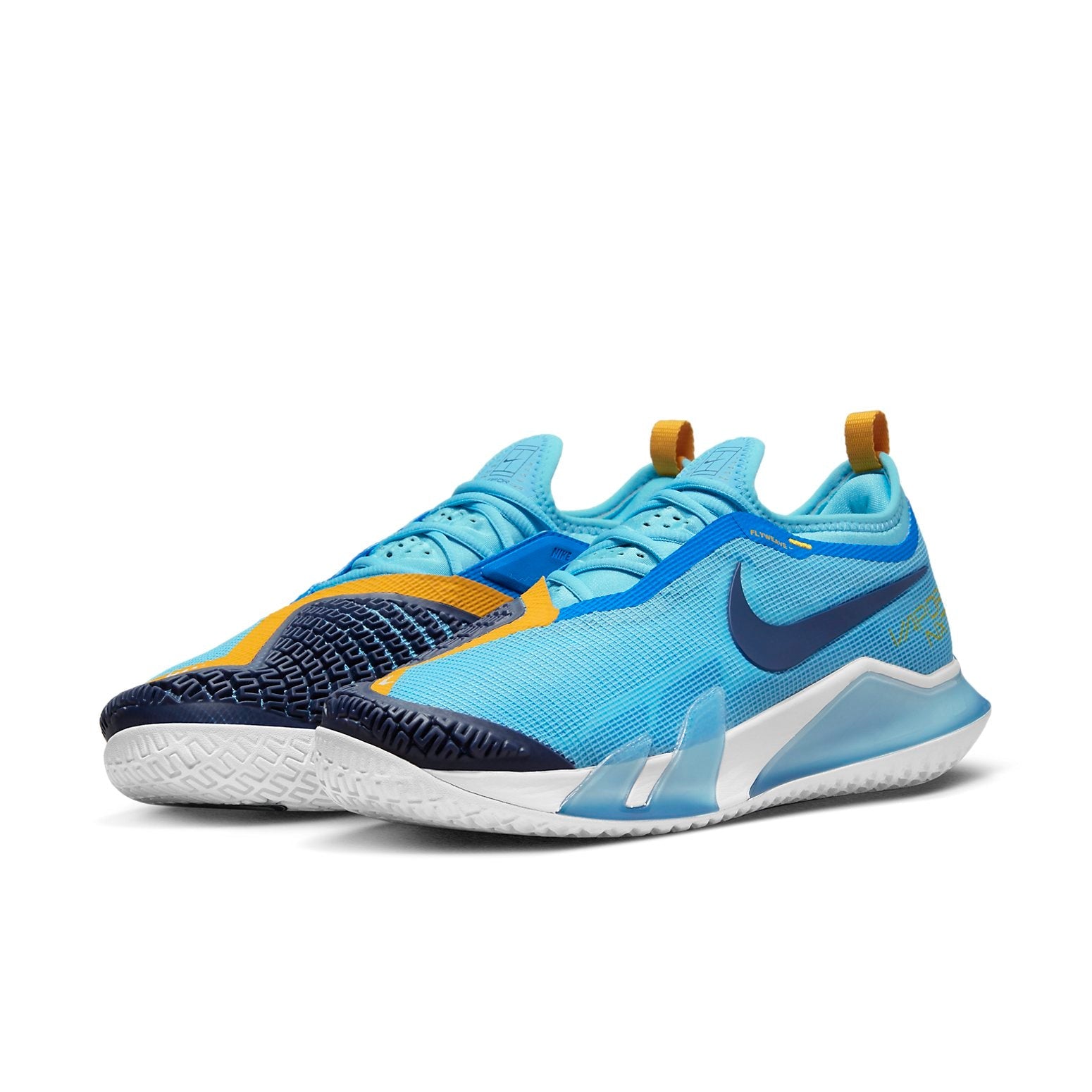 Nike React Vapor NXT HC Stadium Tennis Shoe Blue CV0724-401