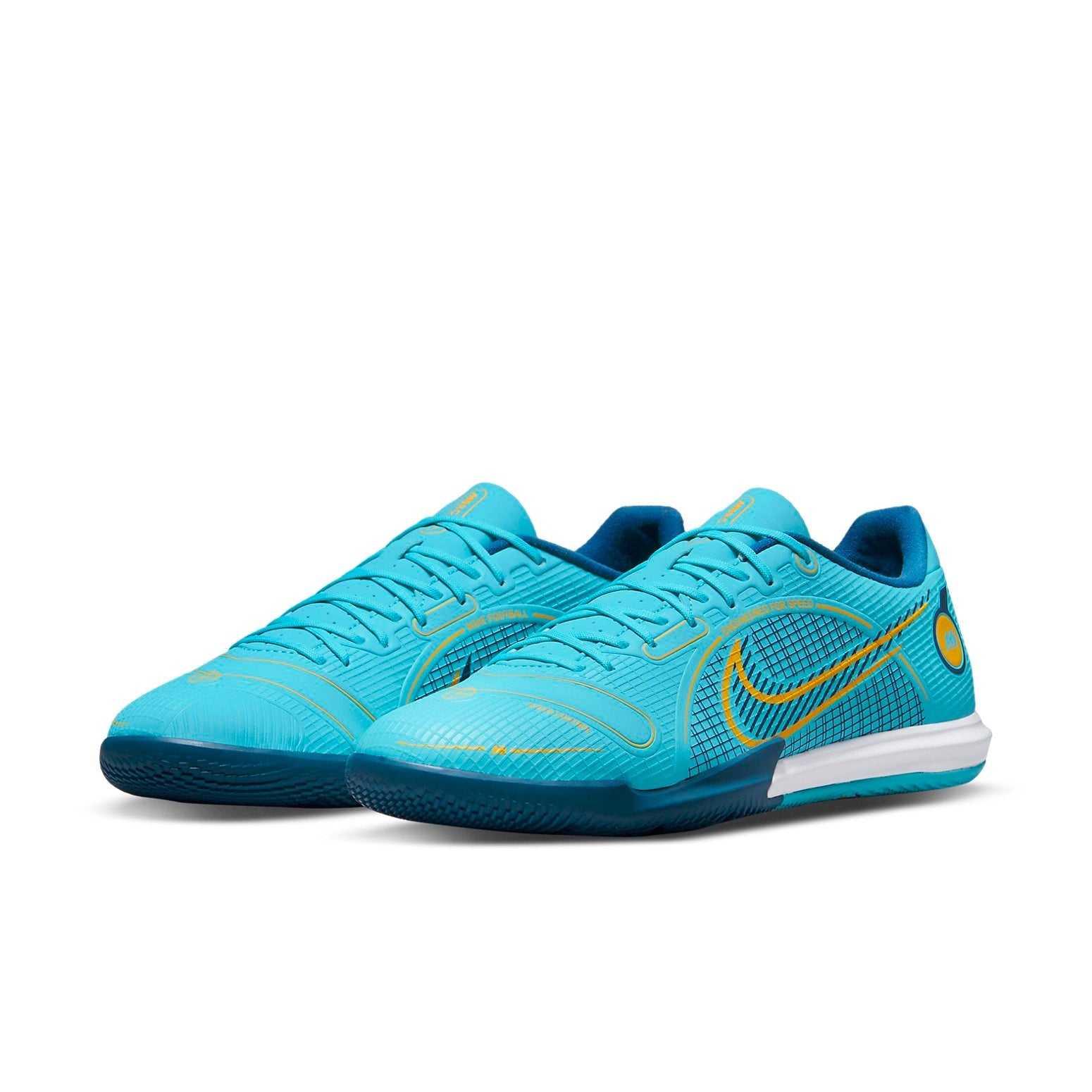 Nike Mercurial Vapor 14 Academy IC 'Blue Yellow' DJ2876-484