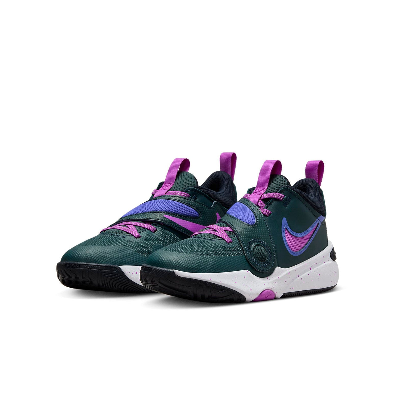 (GS) Nike Team Hustle D 11 'Deep Jungle Light Ultramarine' DV8996-300