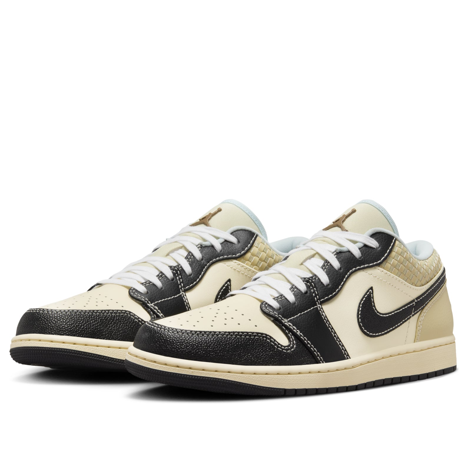 Air Jordan 1 Low SE 'Coconut Milk Black Muslin' HQ3437-101