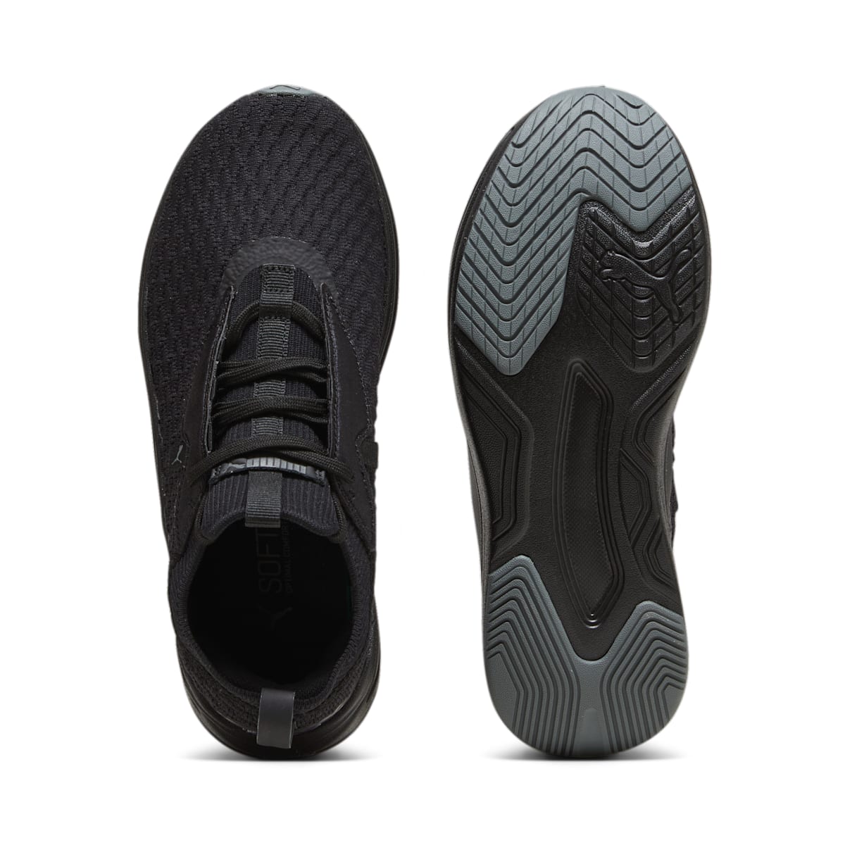 (WMNS) PUMA Softride Sophia Stacked Premium 'Black Cool' 378854-01