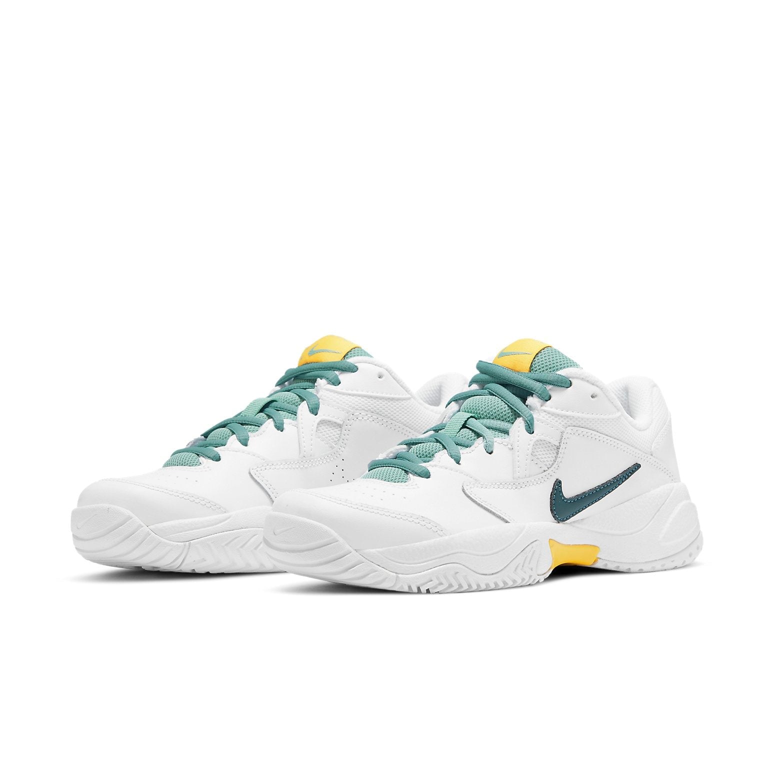 (WMNS) Nike Court Lite 2 'White Green Yellow' AR8838-108