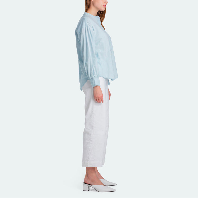 Levis Logo Casual Long Sleeves Shirt Light Blue 85434-0000