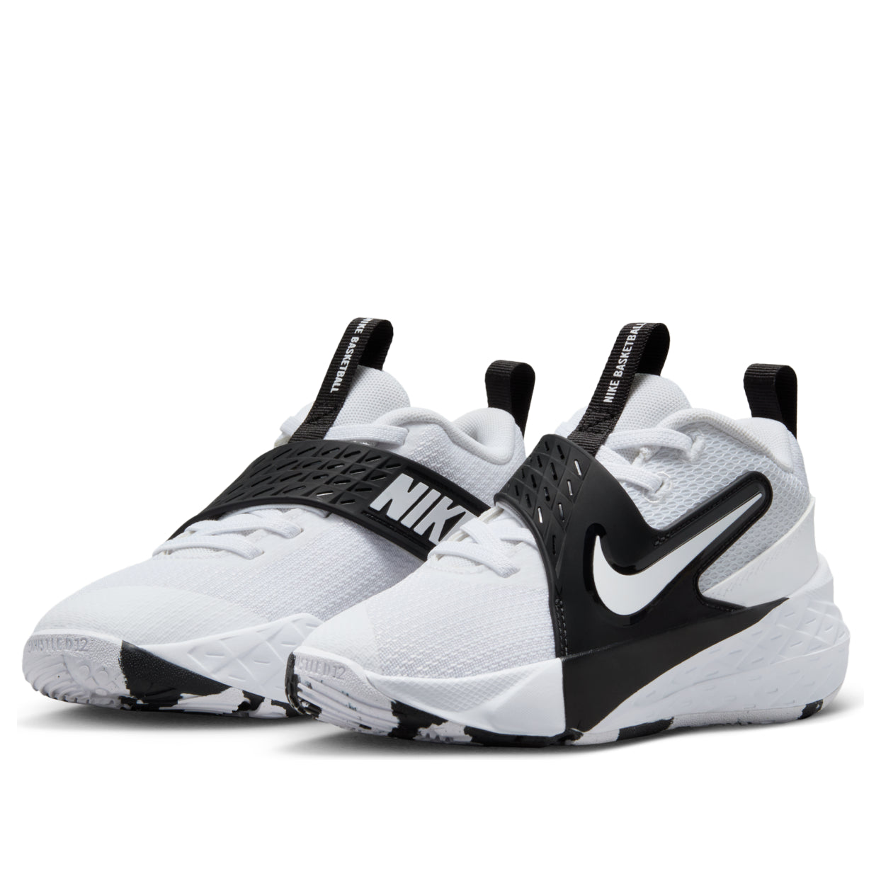 (PS) Nike Team Hustle D 12 'White Black' HF6280-101