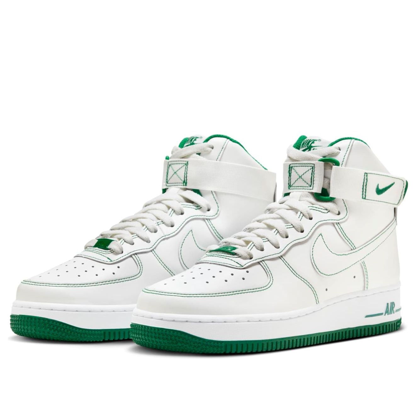 (WMNS) Nike Air Force 1 High 'White Green' DV1138-101