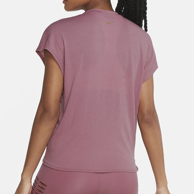 (WMNS) Nike DRI-FIT Series Training Short Sleeve CU5026-614