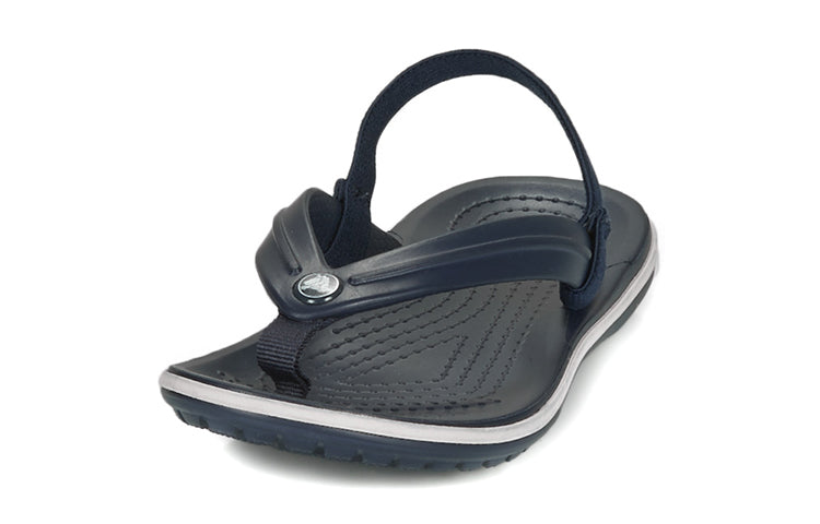(GS) Crocs Crocband Slingback Strap Sandals 'Navy Black' 205777-410