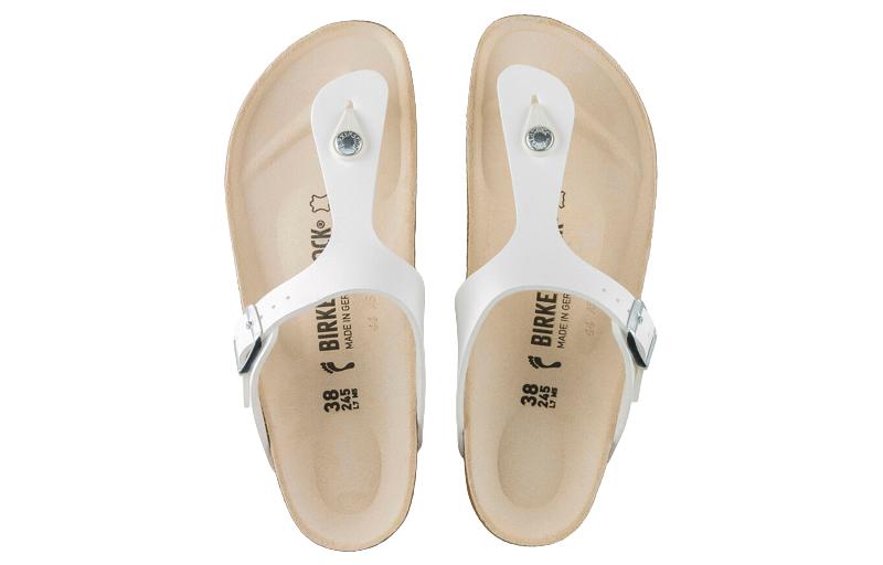 Birkenstock Gizeh Birko-Flor 'White' 0043731