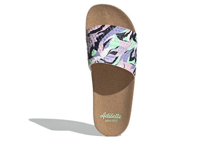 adidas Adilette Slide 'Cork - Floral' GV7077