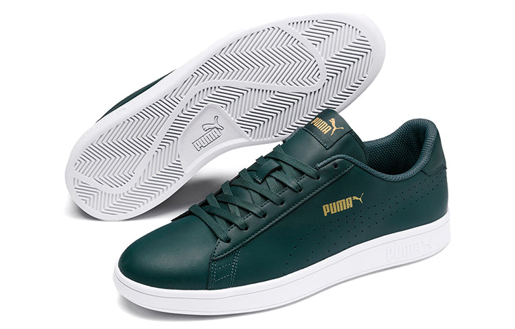 PUMA Smash V2 L Perf Green/White 365213-09