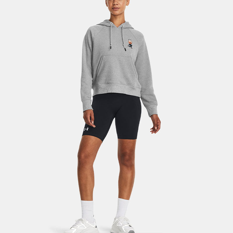 (WMNS) Under Armour Heavyweight Terry Rose Hoodie 'Grey' 1379834-011