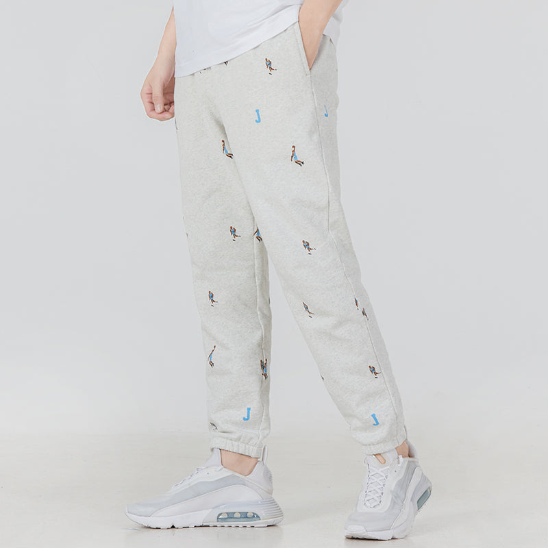 Air Jordan Essentials Funny Pattern Knit Bundle Feet Sports Pants 'White' DH3520-141