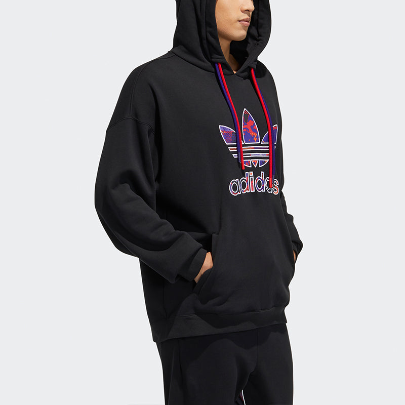 Men's adidas originals Cny 2 Logo Subject Printing Drawstring Sports Black GP1865