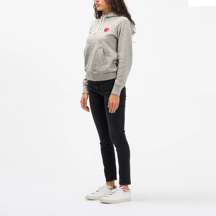 (WMNS) COMME des GARCONS PLAY Hoodie 'Grey' AZ-T169-051-1
