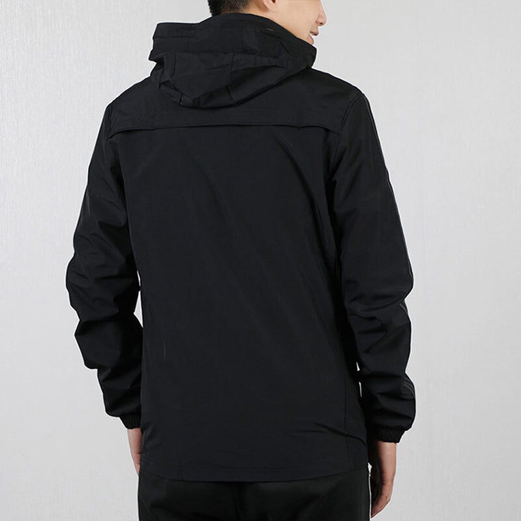 adidas Soccer/Football Manchester United Woven Stand Collar Jacket Black EB6515