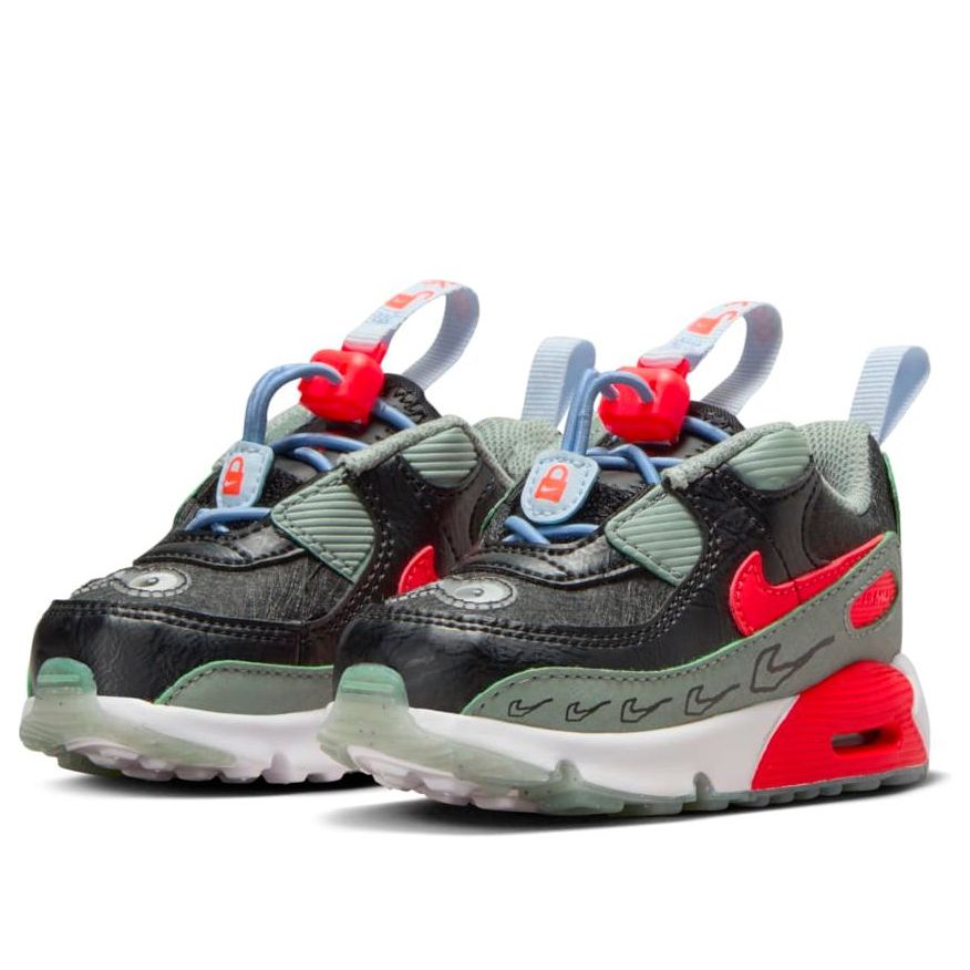 (TD) Nike Air Max 90 Toggle SE 'Black Green Bright Crimson' FB9116-001