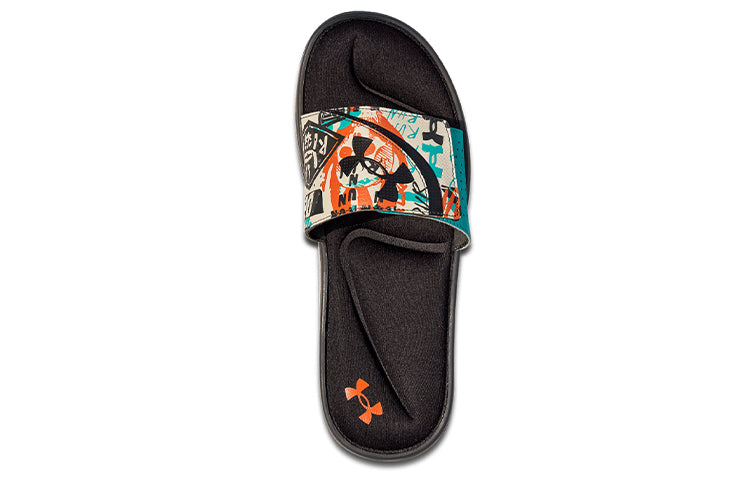 Under Armour Ignite 6 Graphic Strap Slip On 'Grey' 3024450-108