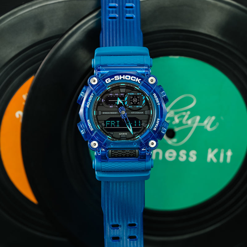 CASIO G-Shock Analog-Digital 'Blue' GA-900SKL-2APR