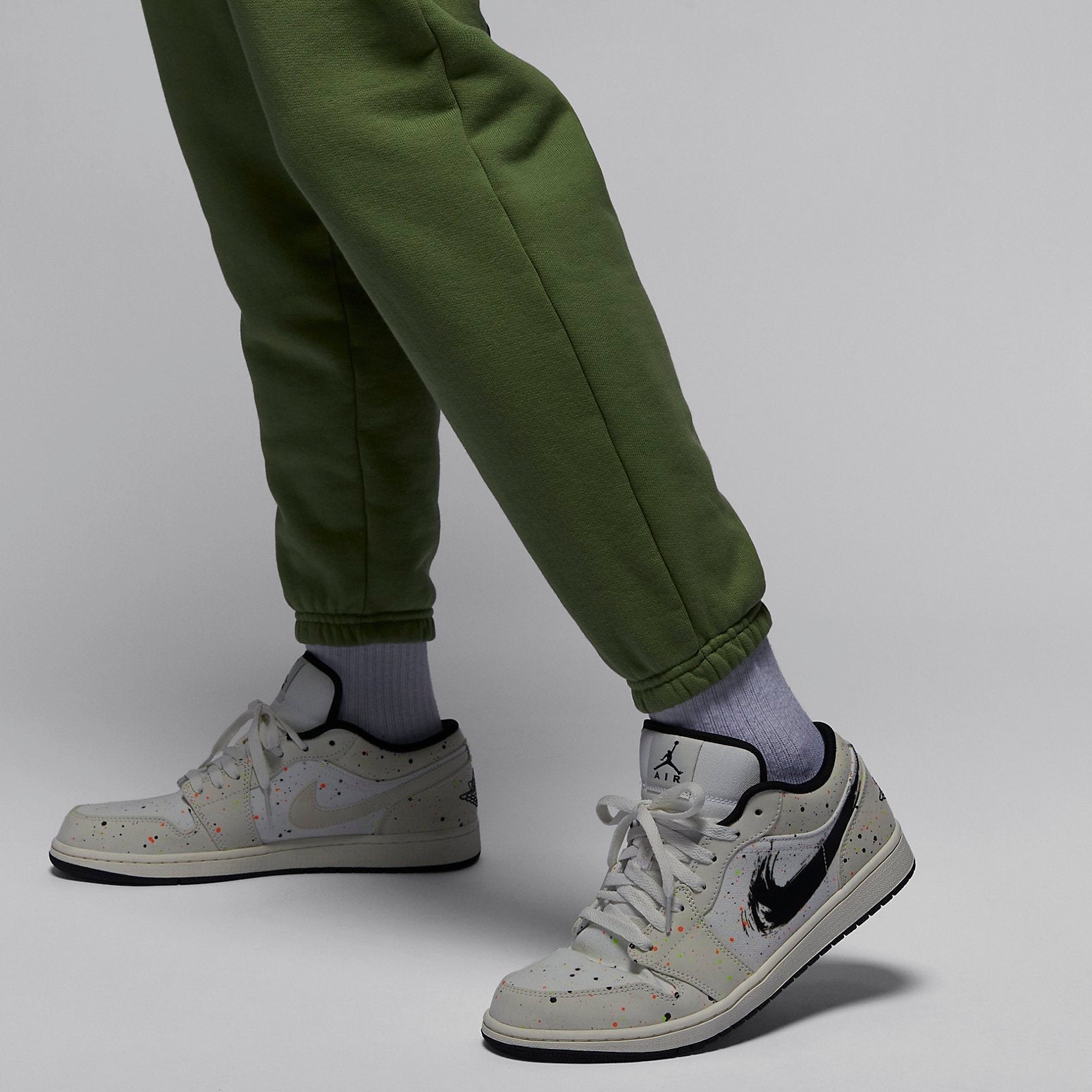 Air Jordan Wordmark Fleece Sweatpants 'Sky J Light Olive' FJ0697-340