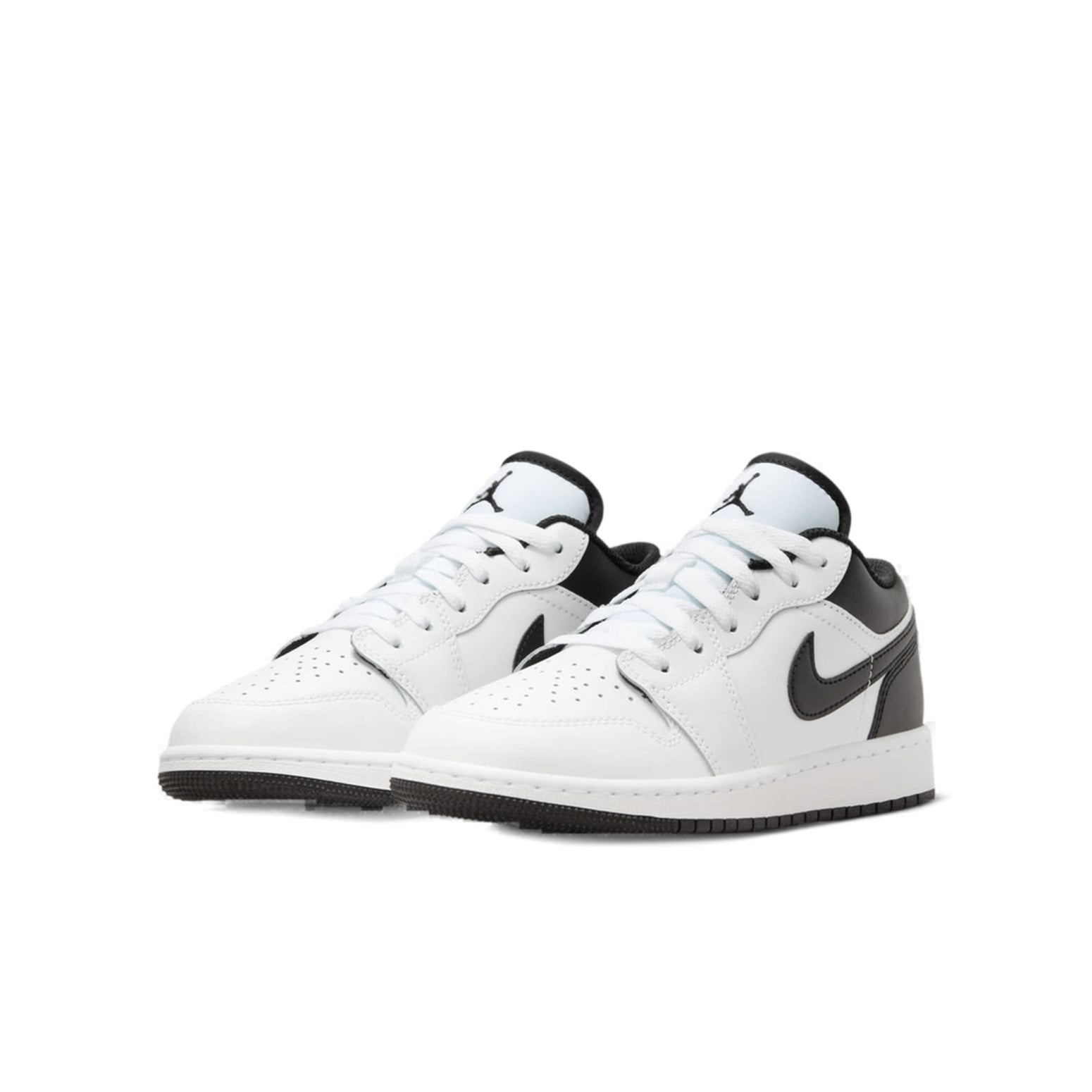 (GS) Air Jordan 1 Low 'White Black' 553560-132