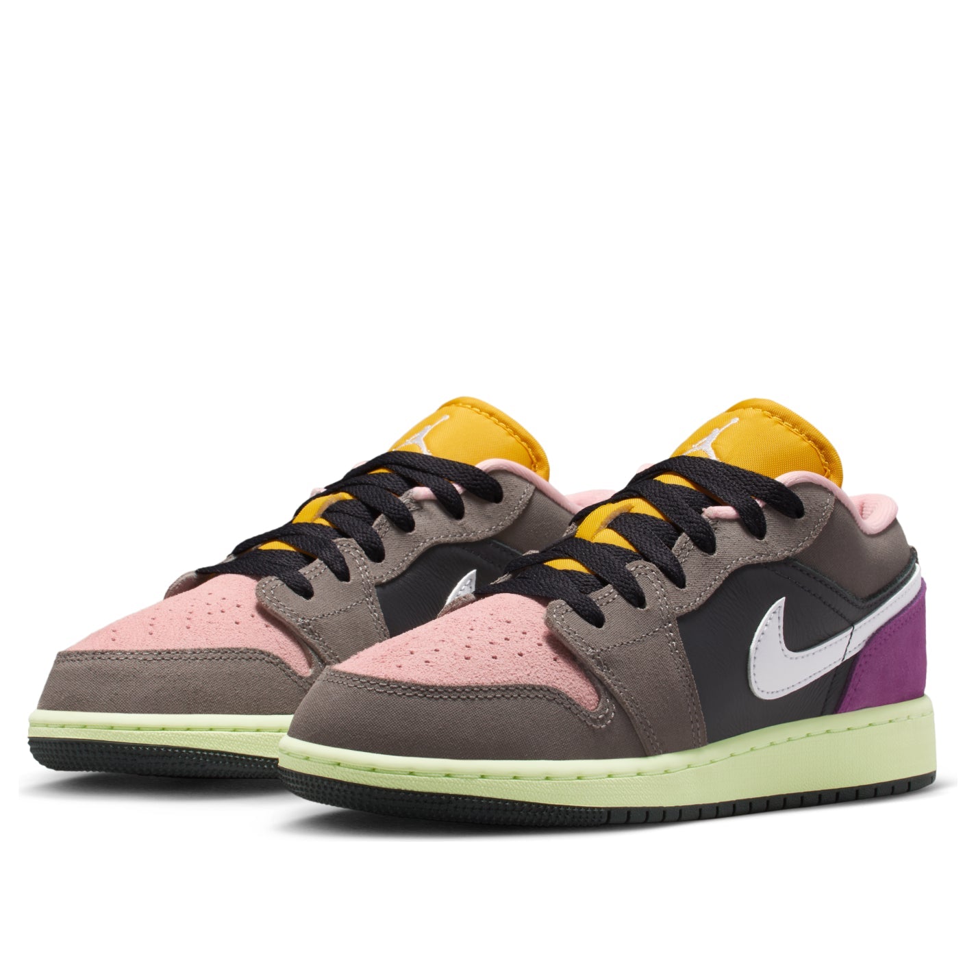 (GS) Air Jordan 1 Low SE 'Brown Pink' HQ2021-005