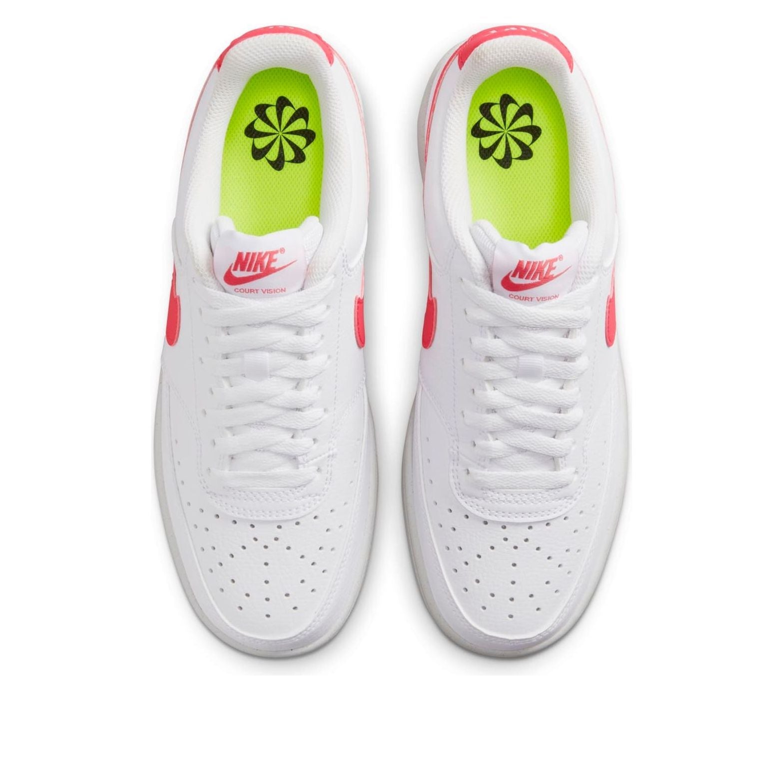 (WMNS) Nike Court Vision Low 'White Sea Coral' DR9885-101