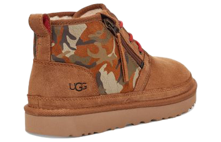 UGG Neumel Zip Camo Camouflage Zipper Brown 1114193-BRC