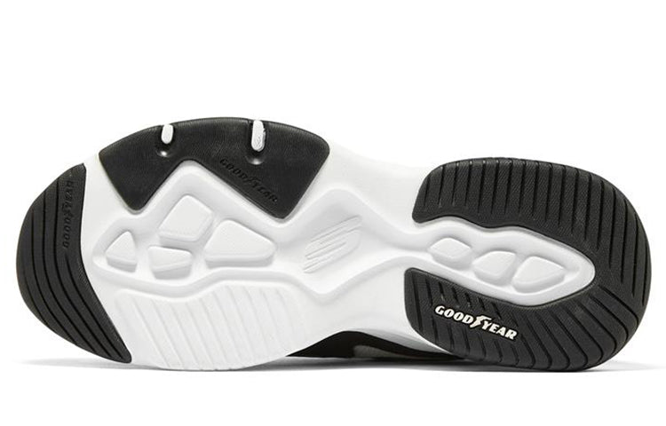 (WMNS) Skechers DLites 4.0 'Black White' 896044-BKW