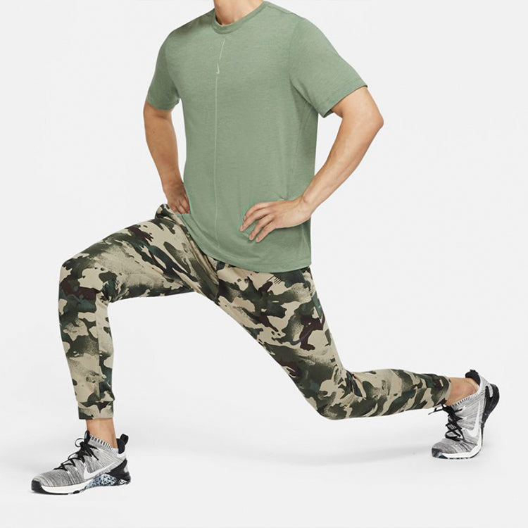 Nike Dri-FIT french terry Stay Warm Training Camouflage Long Pants Black Green CU6201-355