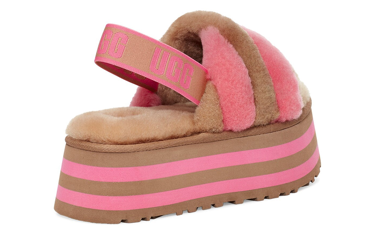 (WMNS) UGG Disco Stripe Slide 'Pink' 1120875-CPRC