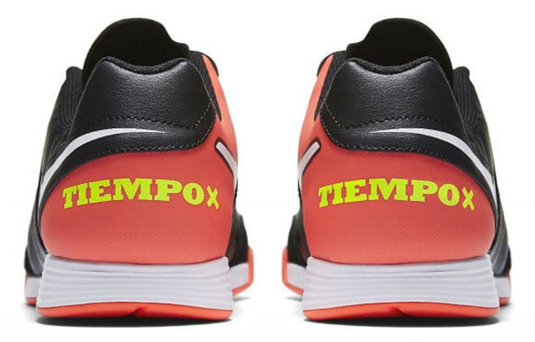 Nike Tiempo X Genio 2 Leather IC 'Black Hyper Orange' 819215-018