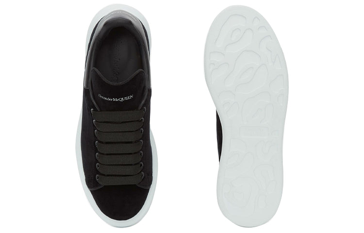 (WMNS) Alexander McQueen Oversized Sneaker 'Smooth Black' 553775W4FKT1000