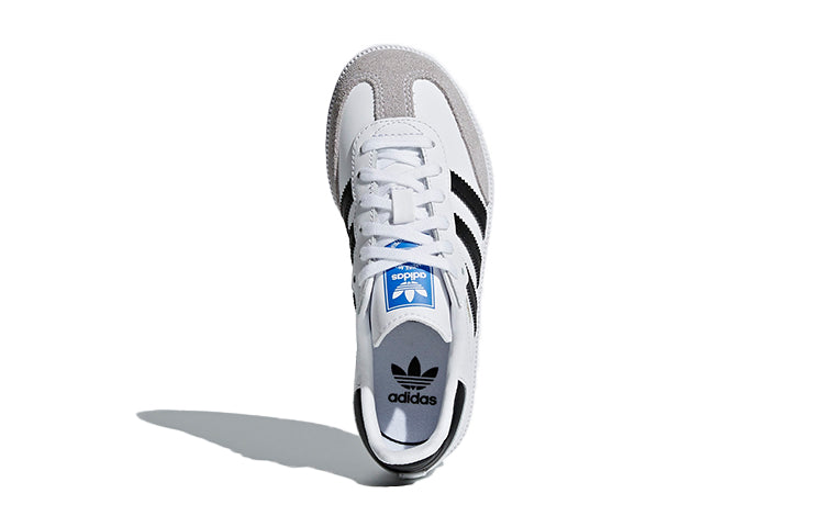 (GS) adidas Samba OG J 'White Black Gray' BB6975