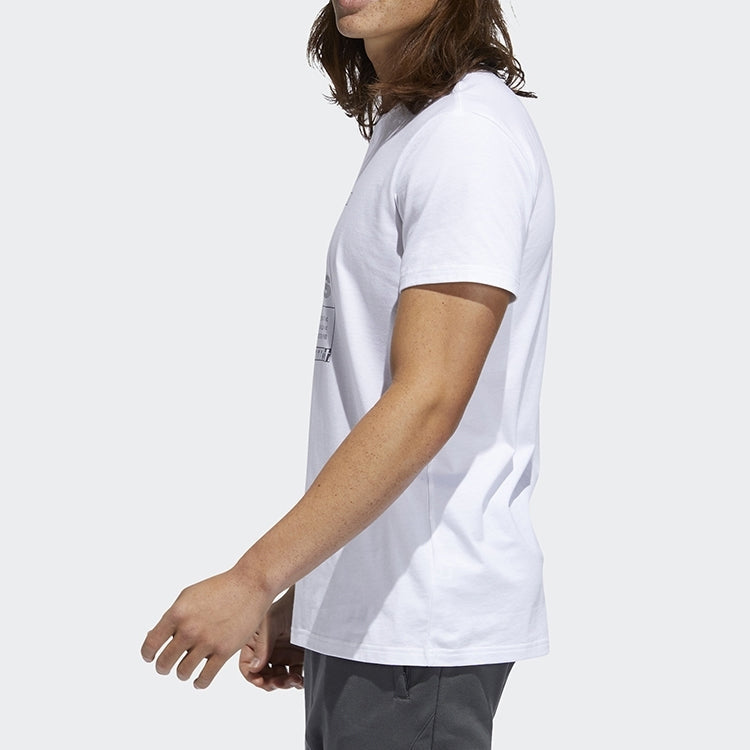 Men's adidas LOGO Short Sleeve White T-Shirt GF1626