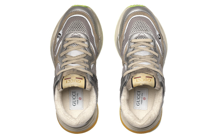 (WMNS) Gucci Ultrapace 'Silver Metallic' 592882-HQK20-8166
