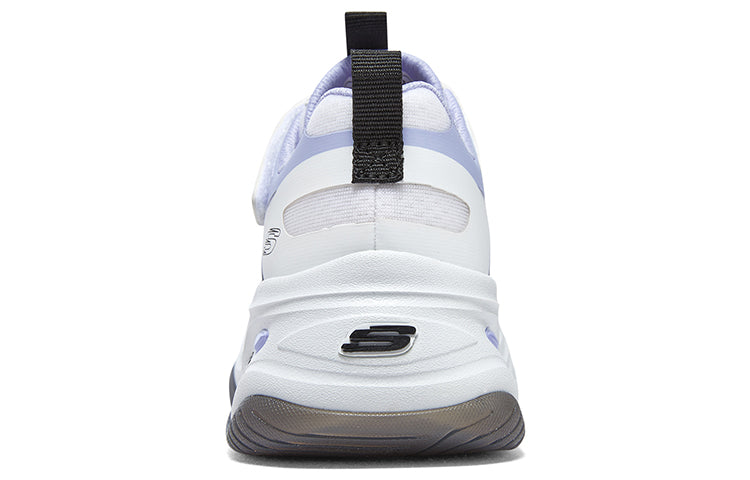 (GS) Skechers Dlites Chunky Shoes 'White Blue Black' 319004L-WLV