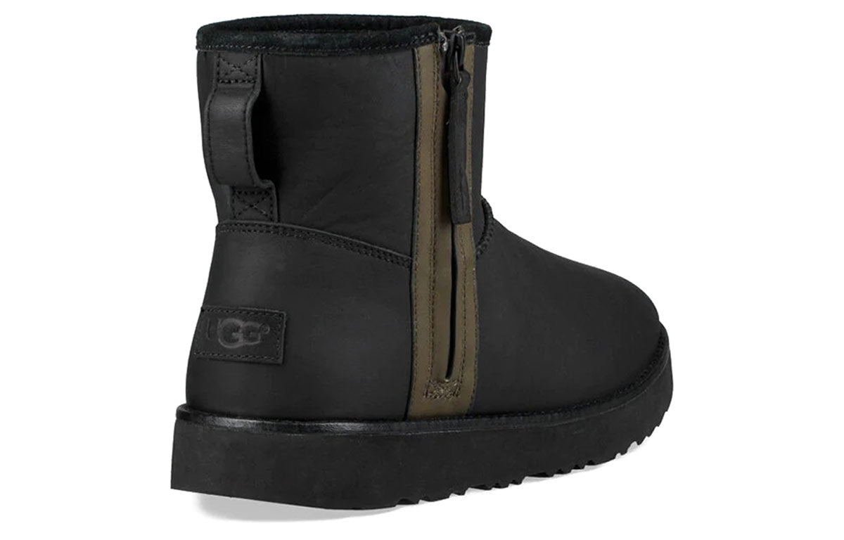 UGG Classic Mini Zip Waterproof 'Black' 1018453-BLK