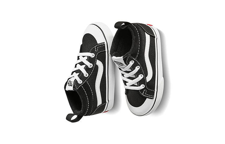 (TD) Vans Racer Mid 'Black White' VN0A38EG1WX