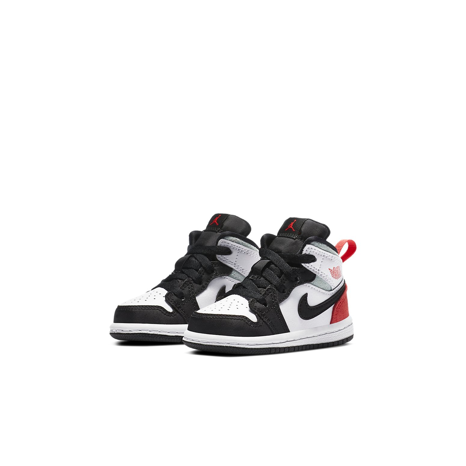 (TD) Air Jordan 1 Mid SE 'Red Black Toe' BQ6933-100