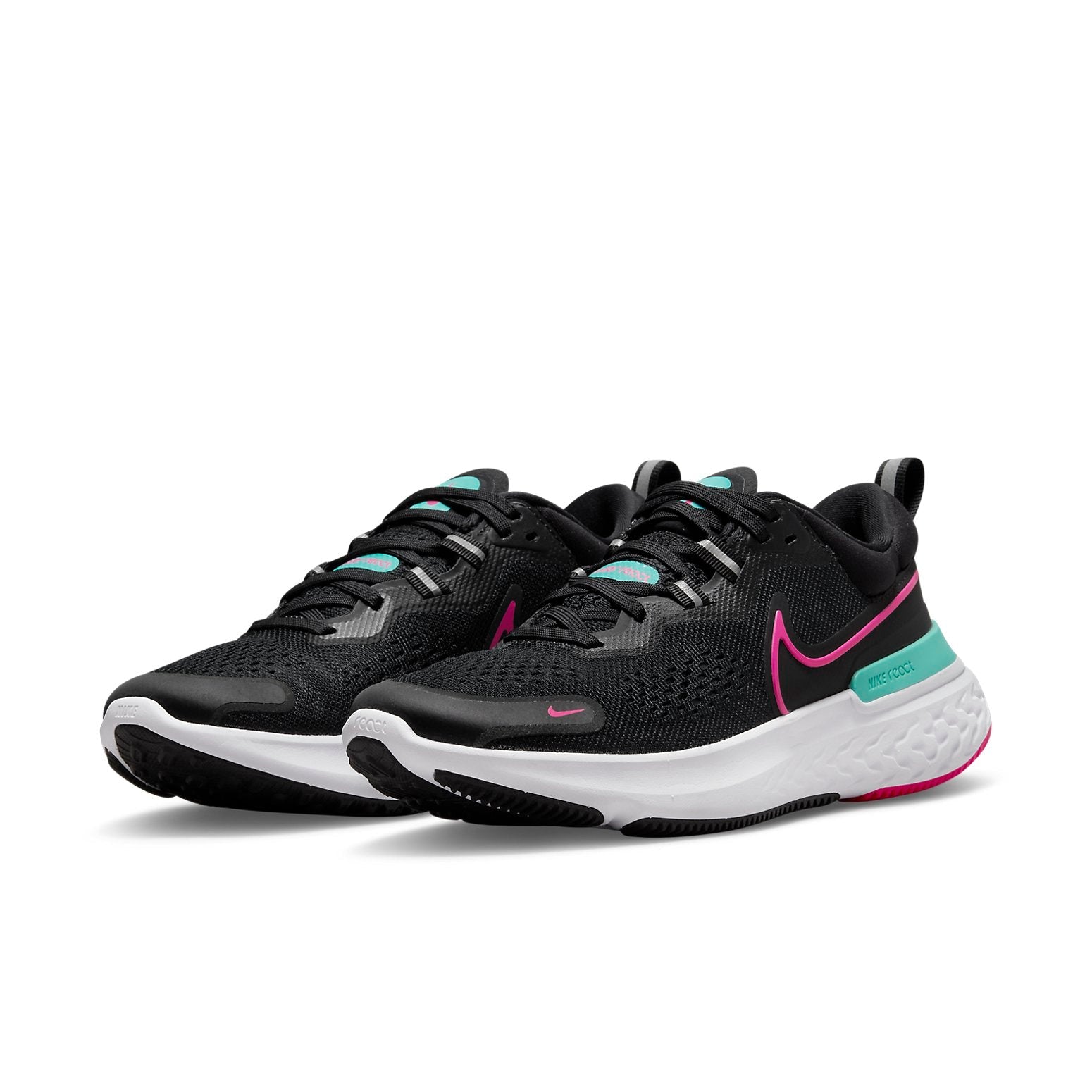 (WMNS) Nike React Miler 2 'Black Pink Prime' CW7136-004