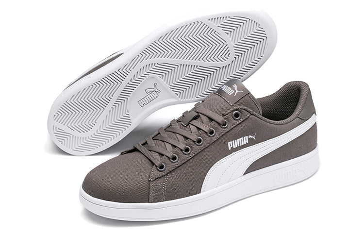 PUMA Smash V2 Brown/White 366420-07