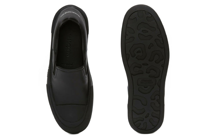 Alexander McQueen Deck Skate Plimsoll 'Black' 654595WHZT81000