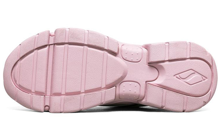 (WMNS) Skechers AMP'D Low-Top Daddy Shoes White/Pink 155038-WLPK