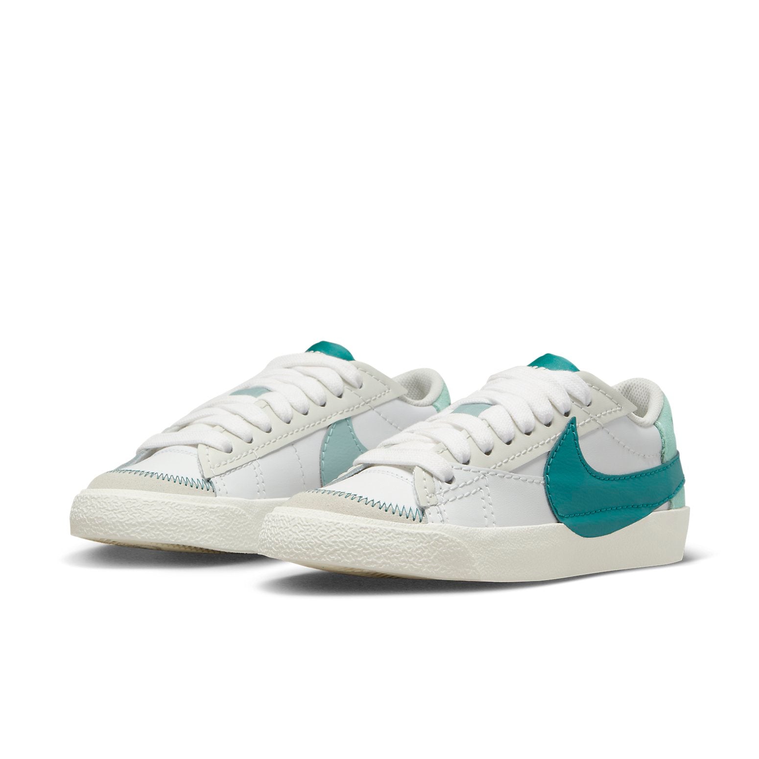 (WMNS) Nike Blazer Low '77 Jumbo 'White Teal' DQ1470-106