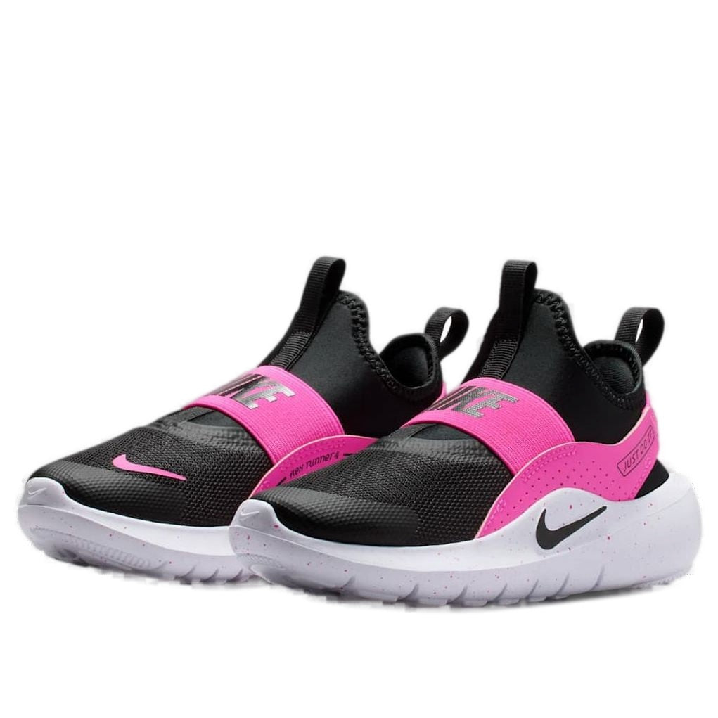 (PS) Nike Flex Runner 4 'Black Laser Fuchsia' IF2894-604