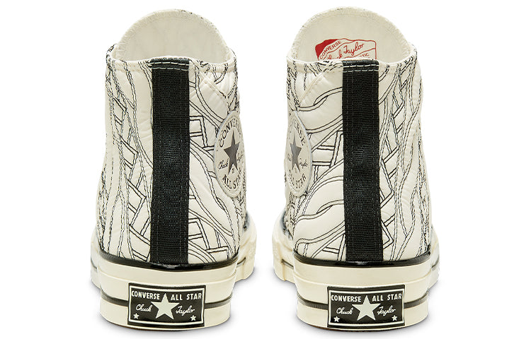 (WMNS) Converse Chuck 70 High 'Runway Cable - Egret Black' 568674C